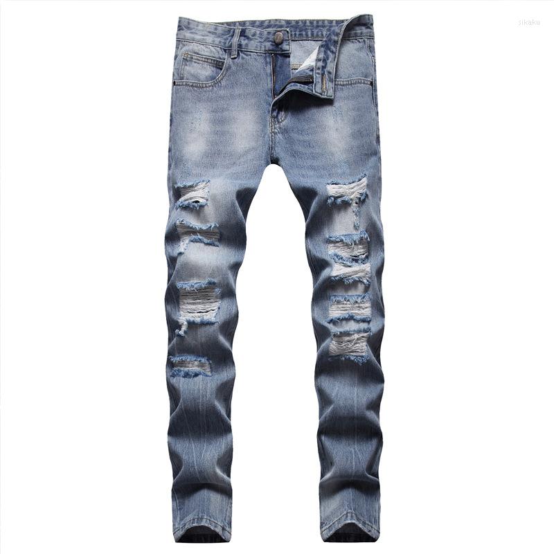 Men's Jeans Ripped Hole Men's Skinny Fashoin Casual Slim Denim Pants Size 28-42 Mid-waist Trousers Summer Autumn 20 Colors Pantalones, 3602
Men's Jeans Ripped Hole Men's Skinny Fashoin Casual Slim Denim Pants Size 28-42 Mid-waist Trousers Summer Autumn 20 Colors Pantalones, 3602