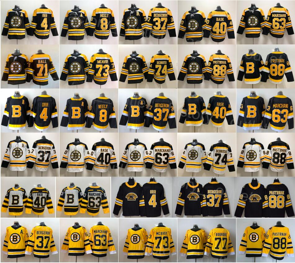 Reverse Boston Hockey Bruin 37 Jersey Patrice Bergeron 63 Brad Marchand 88 David Pastrnak 73 Charlie McAvoy 40 Tuukka Rask 74 Jake DeBrusk 4 Bobby Orr Taylor Hall, Black
Reverse Boston Hockey Bruin 37 Jersey Patrice Bergeron 63 Brad Marchand 88 David Pastrnak 73 Charlie McAvoy 40 Tuukka Rask 74 Jake DeBrusk 4 Bobby Orr Taylor Hall, Black