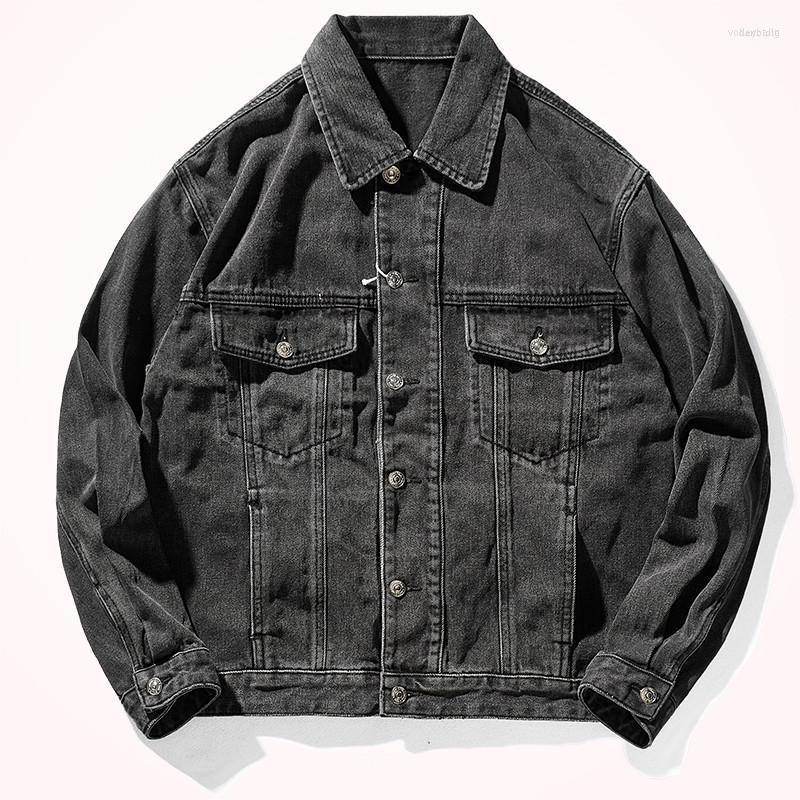 Men' Jackets Men' Autumn Japanese Retro Denim Tooling Jacket Men' Fashion Pure Cotton Washed Old Raglan Sleeve Loose, Black
Men' Jackets Men' Autumn Japanese Retro Denim Tooling Jacket Men' Fashion Pure Cotton Washed Old Raglan Sleeve Loose, Black