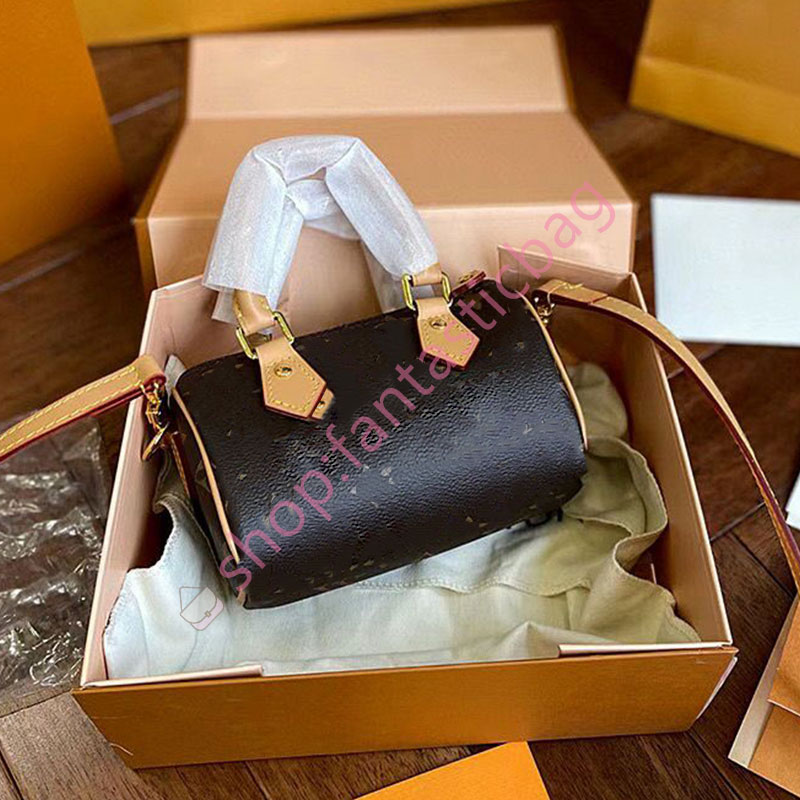 The Crossbody nano speedy Bag Women Fashion Designer Handbags Lady Shoulder Clutch Luxury genuine leather Presbyopic classic boston, Customize
The Crossbody nano speedy Bag Women Fashion Designer Handbags Lady Shoulder Clutch Luxury genuine leather Presbyopic classic boston, Customize