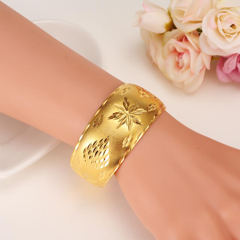 Bangle Bangrui African Bangles For Women's Gold Color Dubai Jewelry Ethiopian Arab Bracelets Bridal Gift/Mom Present
Bangle Bangrui African Bangles For Women's Gold Color Dubai Jewelry Ethiopian Arab Bracelets Bridal Gift/Mom Present