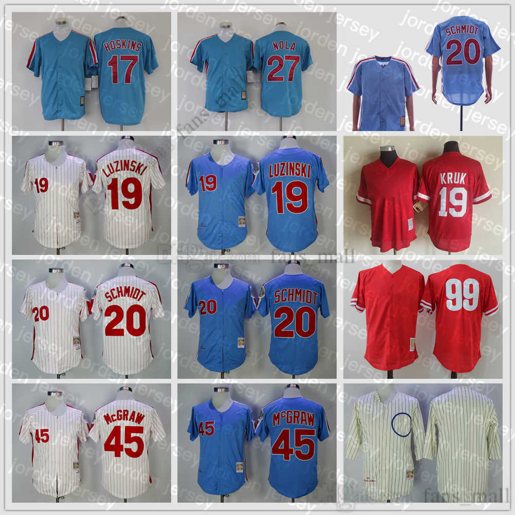 Baseball Jerseys NEW College Baseball Wears Movie Mitchell and Ness Baseball Jersey Vintage 19 Greg Luzinski Jersey 20 Mike Schmidt 45 Tug McGraw 27 Aaron No, As picture (with team name)
Baseball Jerseys NEW College Baseball Wears Movie Mitchell and Ness Baseball Jersey Vintage 19 Greg Luzinski Jersey 20 Mike Schmidt 45 Tug McGraw 27 Aaron No, As picture (with team name)
