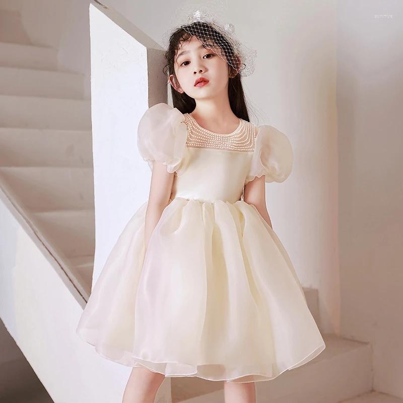 Girl Dresses Princess Beading Bow Flower Custom Made Knee Length A Line Children Bridesmaid Dress, White
Girl Dresses Princess Beading Bow Flower Custom Made Knee Length A Line Children Bridesmaid Dress, White