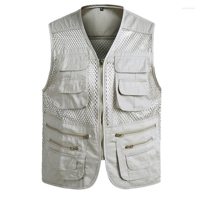Men's Vests 2022 Men Multi-Pocket Classic Waistcoat Male Sleeveless Unloading Solid Coat Work Vest Pographer Tactical Mesh Jacket, Green
Men's Vests 2022 Men Multi-Pocket Classic Waistcoat Male Sleeveless Unloading Solid Coat Work Vest Pographer Tactical Mesh Jacket, Green