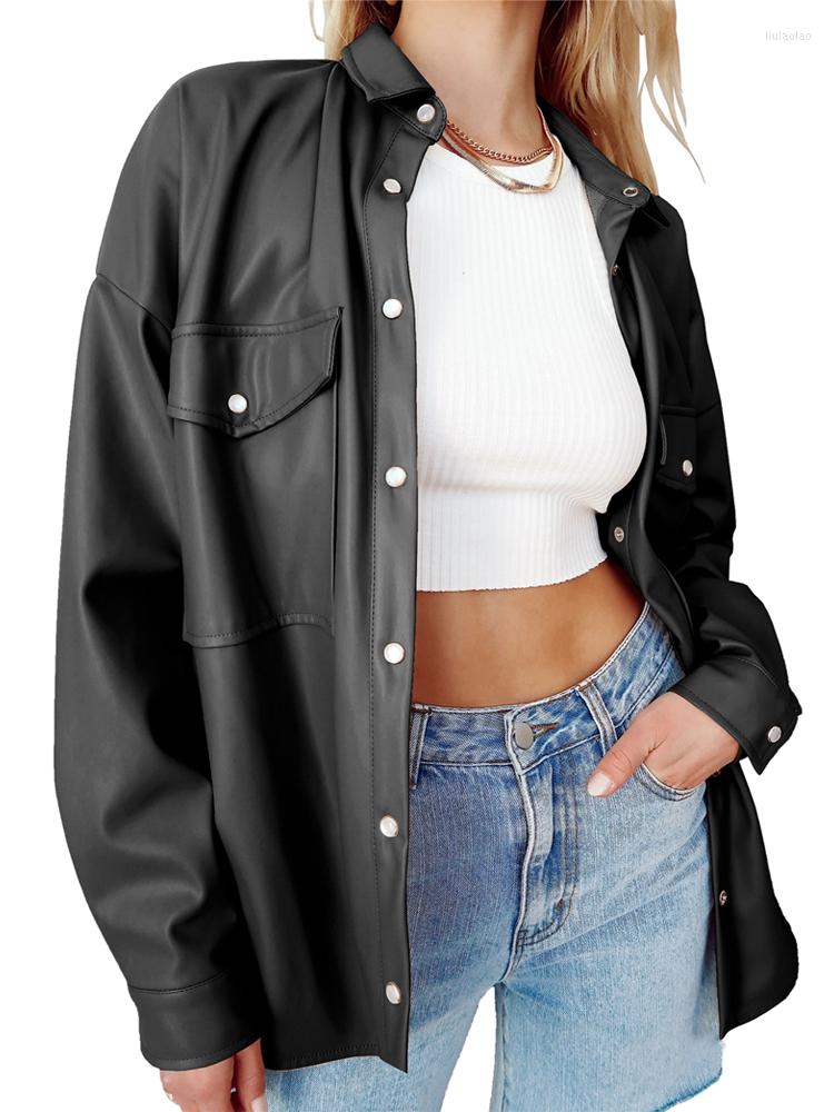 Women' Jackets Black Oversized Bomber Jacket Women Spring Autumn Casual Streetwear Long Cardigan Plus Size Windbreaker PU Leather Female, Brown
Women' Jackets Black Oversized Bomber Jacket Women Spring Autumn Casual Streetwear Long Cardigan Plus Size Windbreaker PU Leather Female, Brown