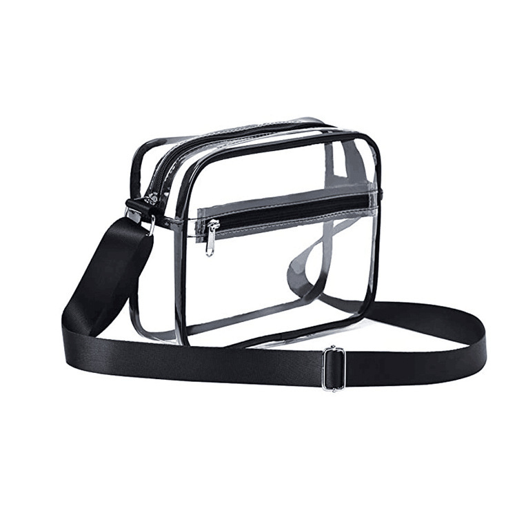 The Clear Bag Stadium Approved Transparent Crossbody Bags Messenger Shoulder Bag with Adjustable Strap for Concerts Sports Events
The Clear Bag Stadium Approved Transparent Crossbody Bags Messenger Shoulder Bag with Adjustable Strap for Concerts Sports Events