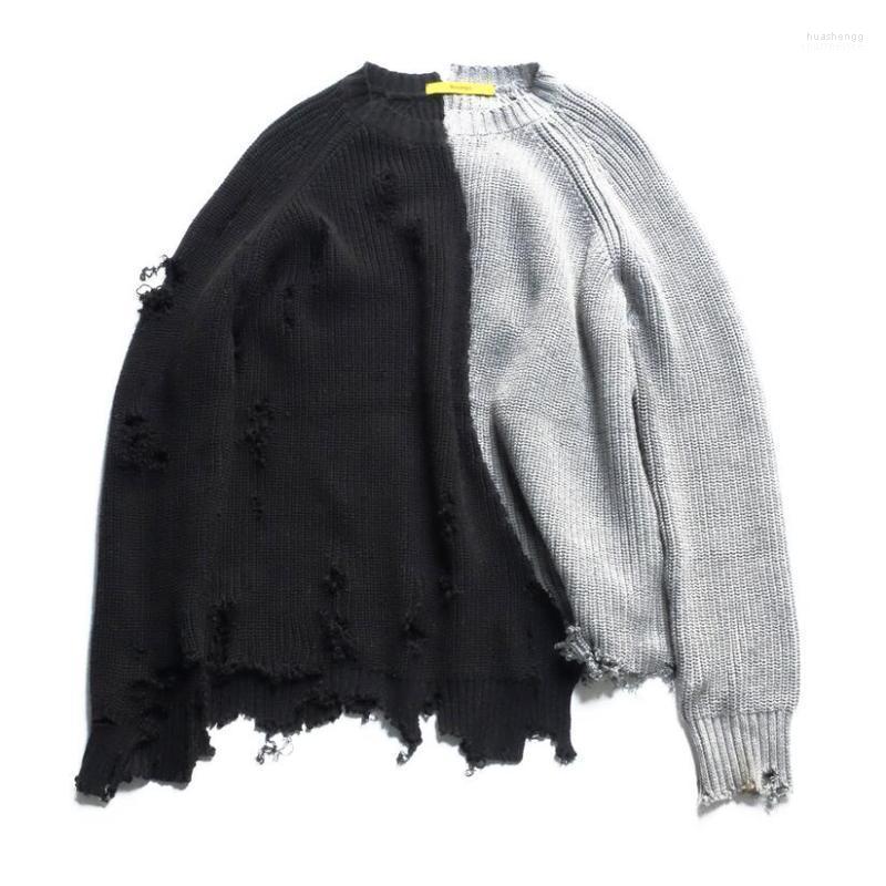Men's Sweaters Men's Autumn Winter Men Ripped Hole Patchwork Oversized Knitted Sweater Irregular Design Hip Hop Punk Knitwear Women, Black
Men's Sweaters Men's Autumn Winter Men Ripped Hole Patchwork Oversized Knitted Sweater Irregular Design Hip Hop Punk Knitwear Women, Black