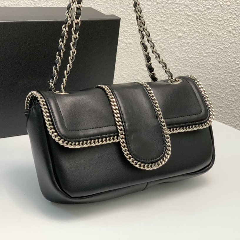 Womens Vintage Genuine Leather Strapping Bags Black White Silver Metal Hardware Matelasse Chain Crossbody Shoulder Large Capacity Designer Underarm Handbag 24CM, Box
Womens Vintage Genuine Leather Strapping Bags Black White Silver Metal Hardware Matelasse Chain Crossbody Shoulder Large Capacity Designer Underarm Handbag 24CM, Box