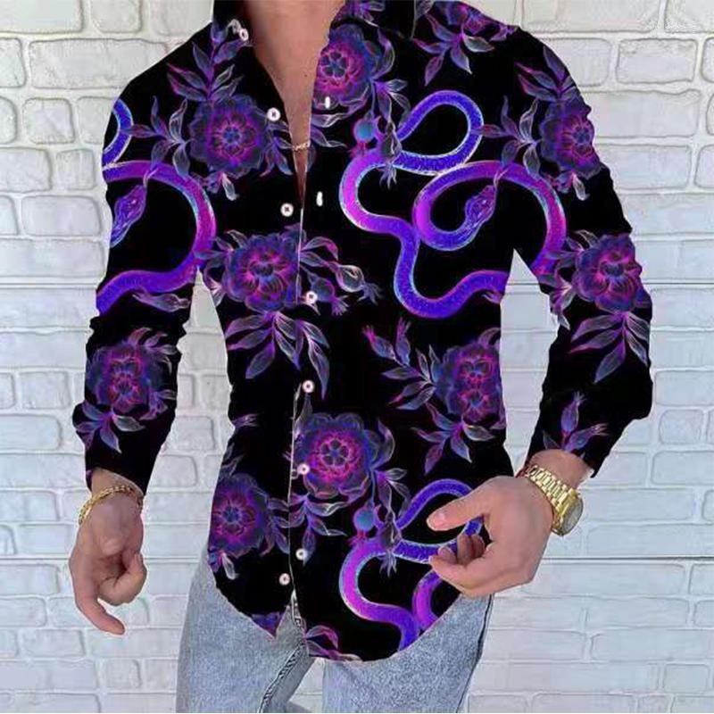 Men's Casual Shirts Men's Men's Fashion Trend 3D Printing Men Slim Shirt Clothing Autumn Turn-down Collar Streetwear Button Long, Yhcx-68
Men's Casual Shirts Men's Men's Fashion Trend 3D Printing Men Slim Shirt Clothing Autumn Turn-down Collar Streetwear Button Long, Yhcx-68