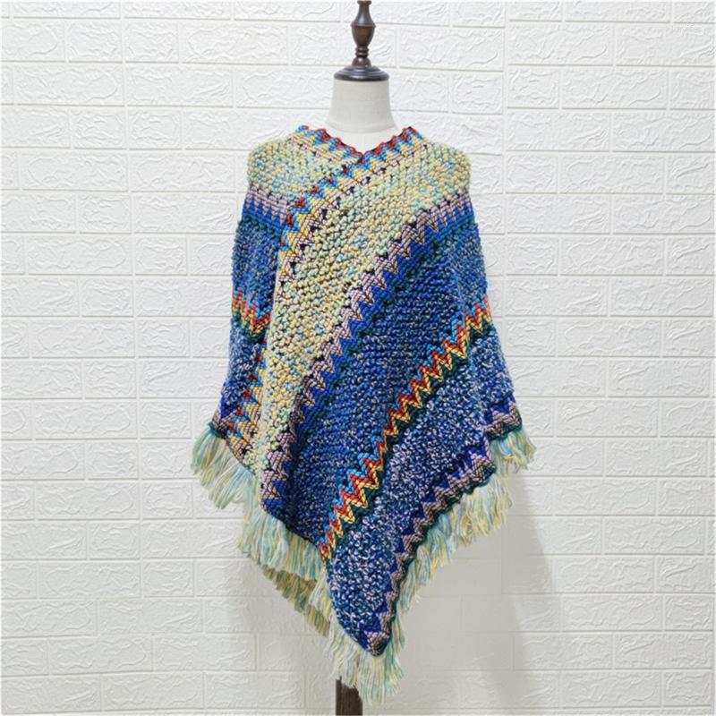 Scarves Bohemian Cloak Shawl Tassel Wrap Boho Cape Pashmina Knitted Scarf Triangular Wraps Drop
Scarves Bohemian Cloak Shawl Tassel Wrap Boho Cape Pashmina Knitted Scarf Triangular Wraps Drop