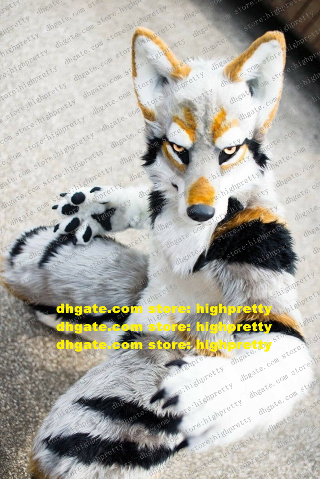 Grey White Long Fur Furry Husky Mascot Costume Dog Wolf Fox Fursuit Adult Cartoon Character Suit Family Outings Big Party zz7583, As in photos
Grey White Long Fur Furry Husky Mascot Costume Dog Wolf Fox Fursuit Adult Cartoon Character Suit Family Outings Big Party zz7583, As in photos