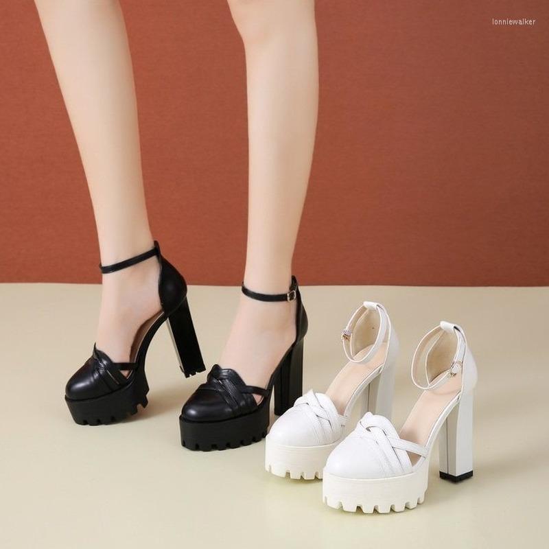Sandals Thick Heel Waterproof Platform Shoes 2022 Summer Patent Leather Super One Word Buckle Toe Hollow, White
Sandals Thick Heel Waterproof Platform Shoes 2022 Summer Patent Leather Super One Word Buckle Toe Hollow, White