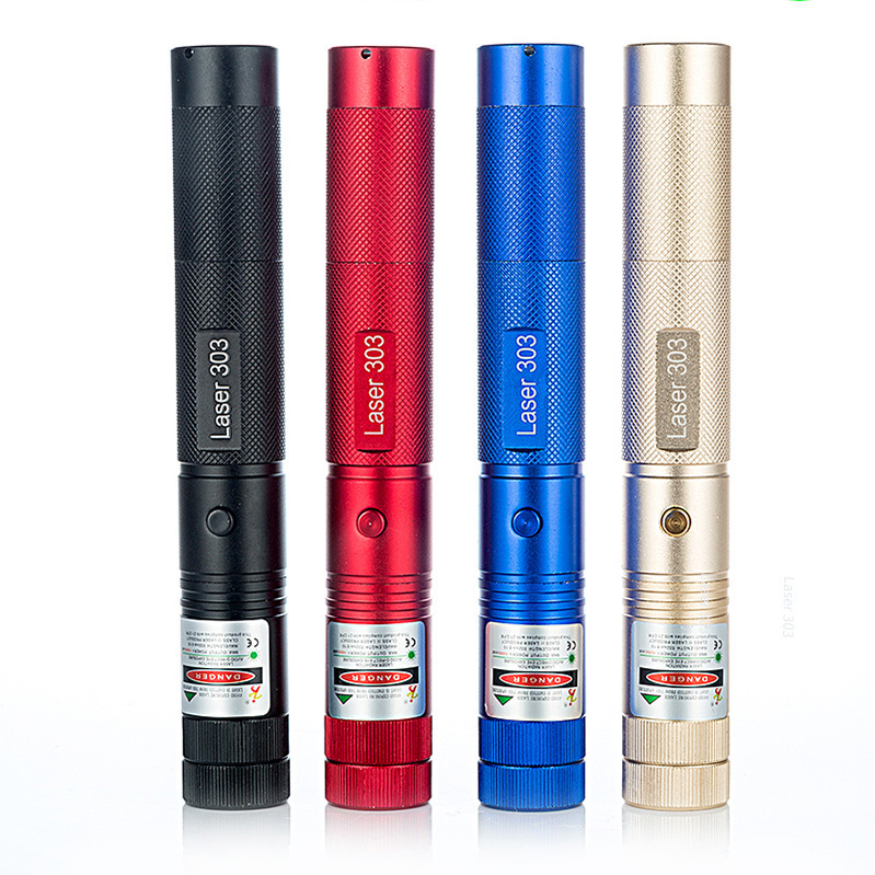 Laser Pointers 303 Green Pen 532nm Adjustable Focus & And Battery Charger EU US VC081 0.5W SYSR