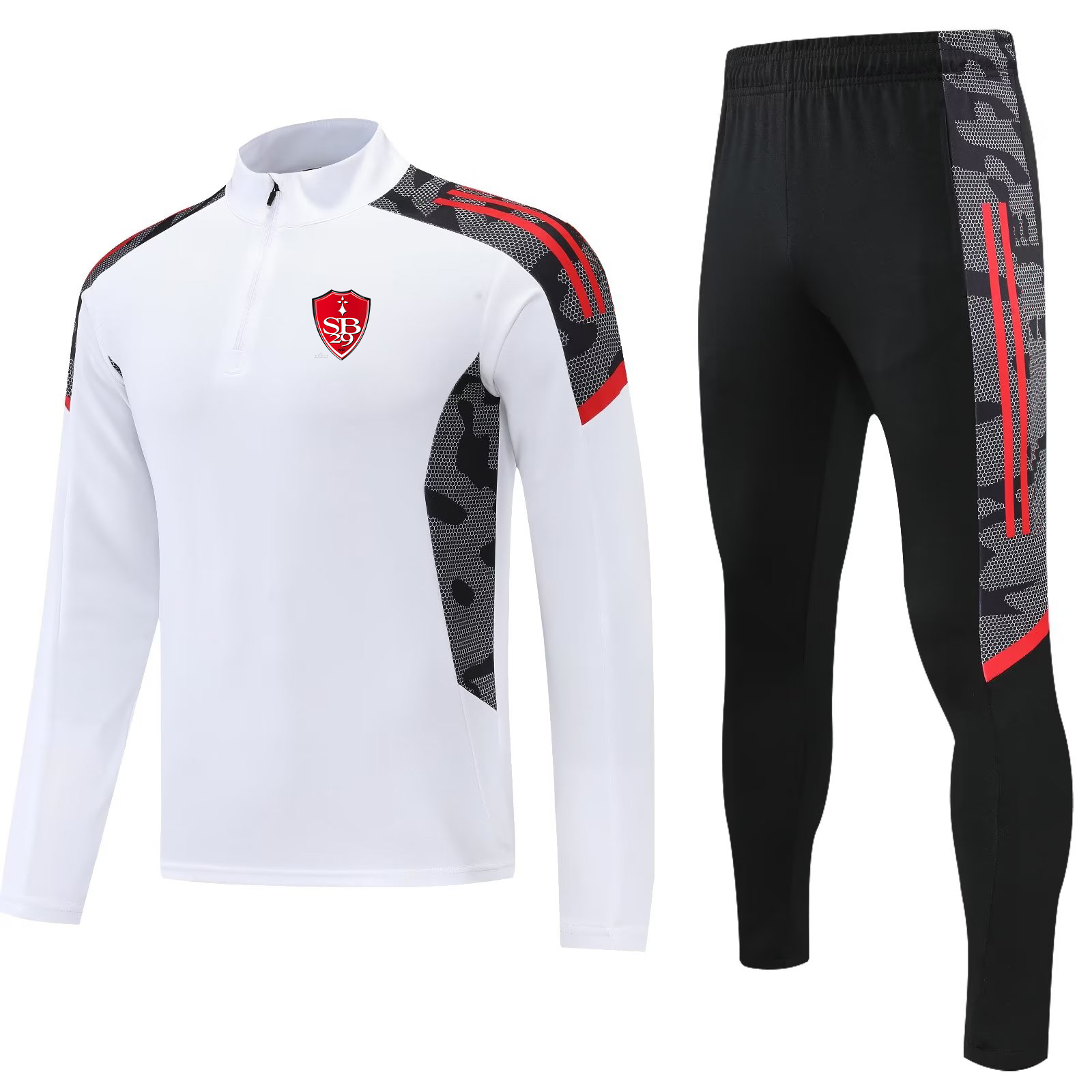Stade Brestois 29 Men's Tracksuit Jacket Pants Soccer Training Suits Sportswear Jogging Wear Adult Tracksuts, No 3
Stade Brestois 29 Men's Tracksuit Jacket Pants Soccer Training Suits Sportswear Jogging Wear Adult Tracksuts, No 3