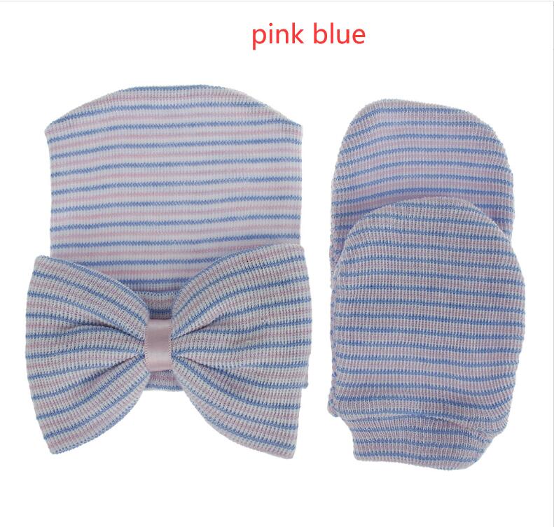 Baby Caps & Hats Gloves Combo 8-Color Infant Winter Beanies Double Knitted Toddler Hat Cap Winter For Girl