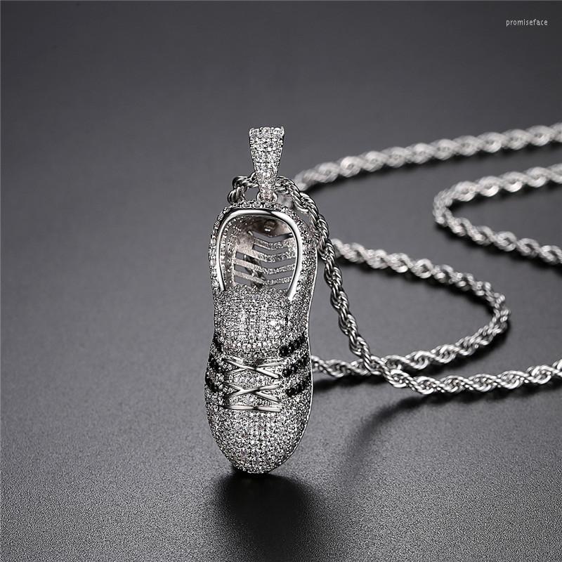 Pendant Necklaces Iced Out Sneakers Necklace Choker Chain Women Hip-Hop Jewelry For Men Cubic Zircon Sport Shoes
Pendant Necklaces Iced Out Sneakers Necklace Choker Chain Women Hip-Hop Jewelry For Men Cubic Zircon Sport Shoes