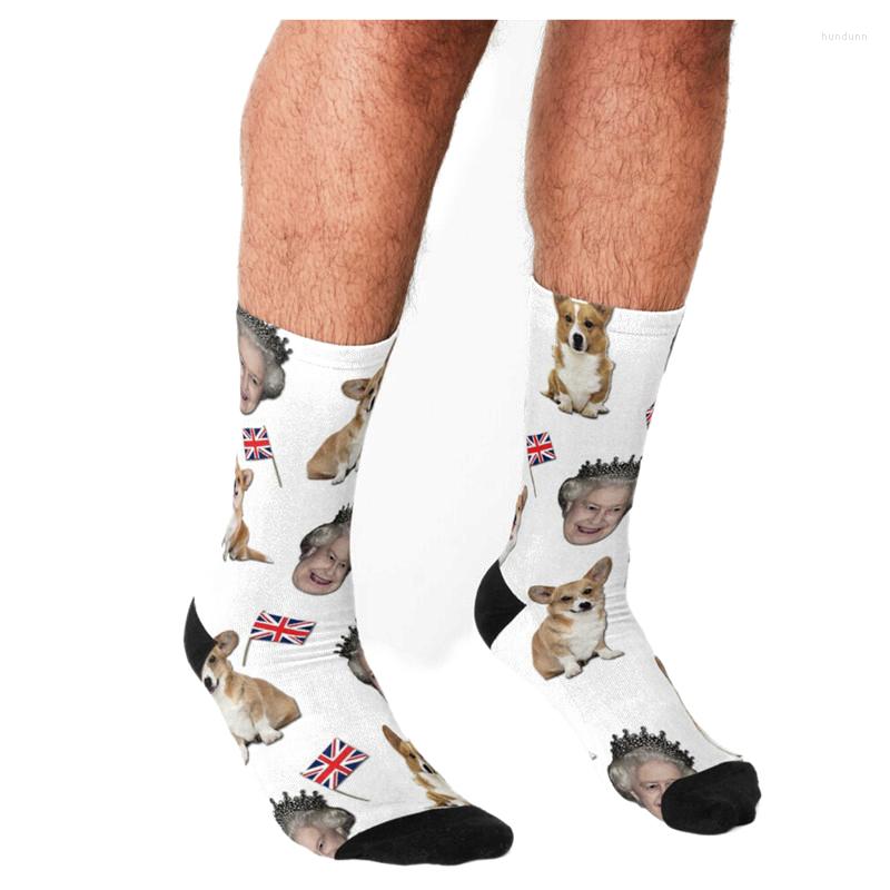 Men's Socks Men's Funny England Queen Elizabeth II And Corgis Harajuku Men Hip Hop Boys Crew Casual Crazy For, Picture shown
Men's Socks Men's Funny England Queen Elizabeth II And Corgis Harajuku Men Hip Hop Boys Crew Casual Crazy For, Picture shown