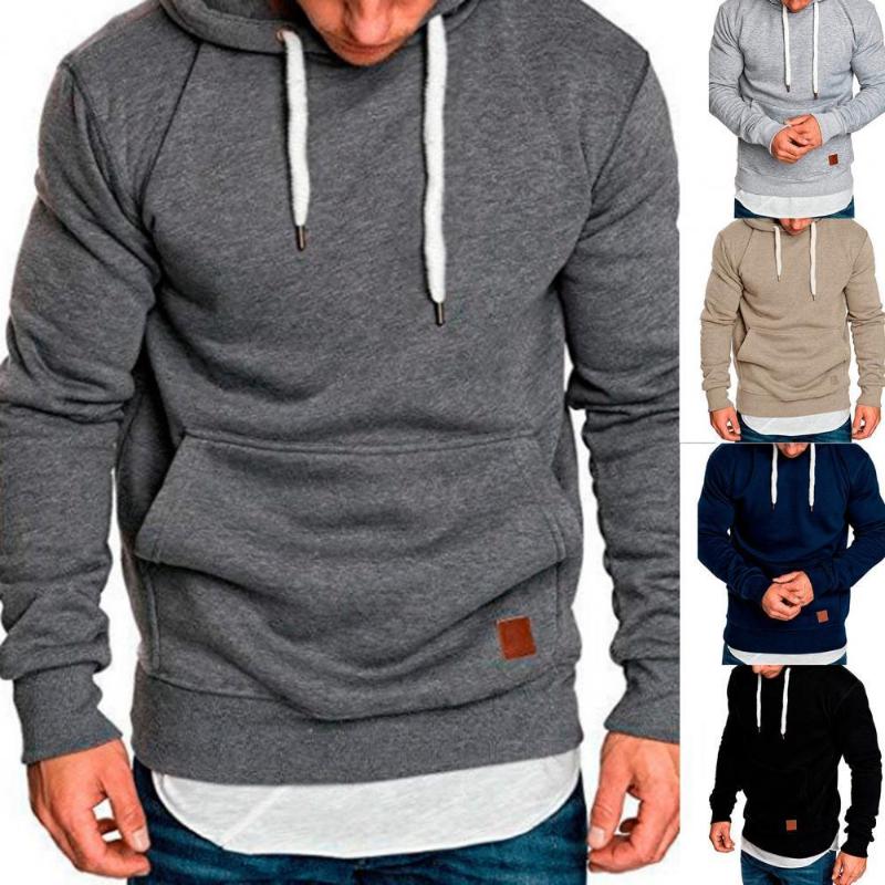 Men's Hoodies Men Hoodie Solid Color Drawstring Plush Casual Spring Sweatshirt For Daily Wear, Blue
Men's Hoodies Men Hoodie Solid Color Drawstring Plush Casual Spring Sweatshirt For Daily Wear, Blue