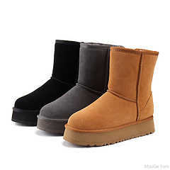 Boots Snow Boots Women 2022 Winter Warm Fashion Designer Platform Boots Gladiator Non-slip Short Plush Flats Suede Shoes Mujer T221020, Grey
Boots Snow Boots Women 2022 Winter Warm Fashion Designer Platform Boots Gladiator Non-slip Short Plush Flats Suede Shoes Mujer T221020, Grey