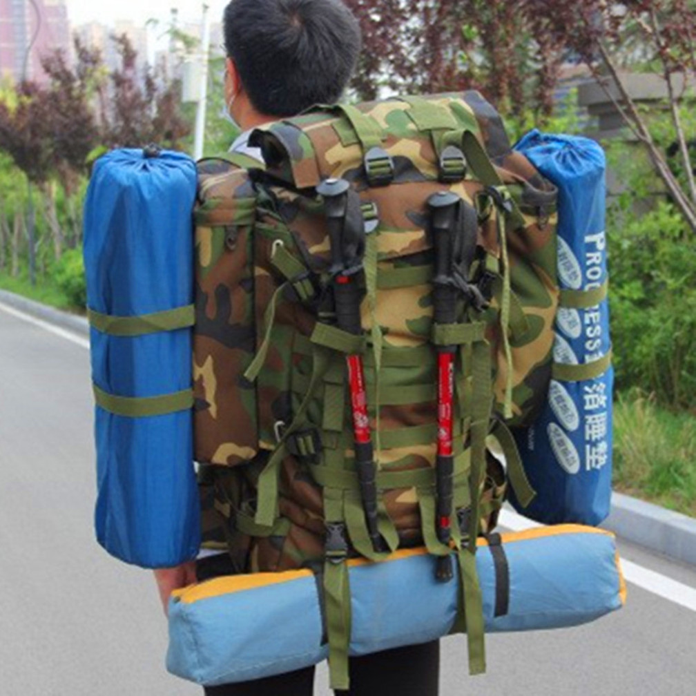 Sports Luggage Double Shoulder Professional Bags Mountaineering Camouflage 80 L waterproof Backpack Canvas Plug In Travel Baggage Removable Getarnter Pack, Light grey
Sports Luggage Double Shoulder Professional Bags Mountaineering Camouflage 80 L waterproof Backpack Canvas Plug In Travel Baggage Removable Getarnter Pack, Light grey