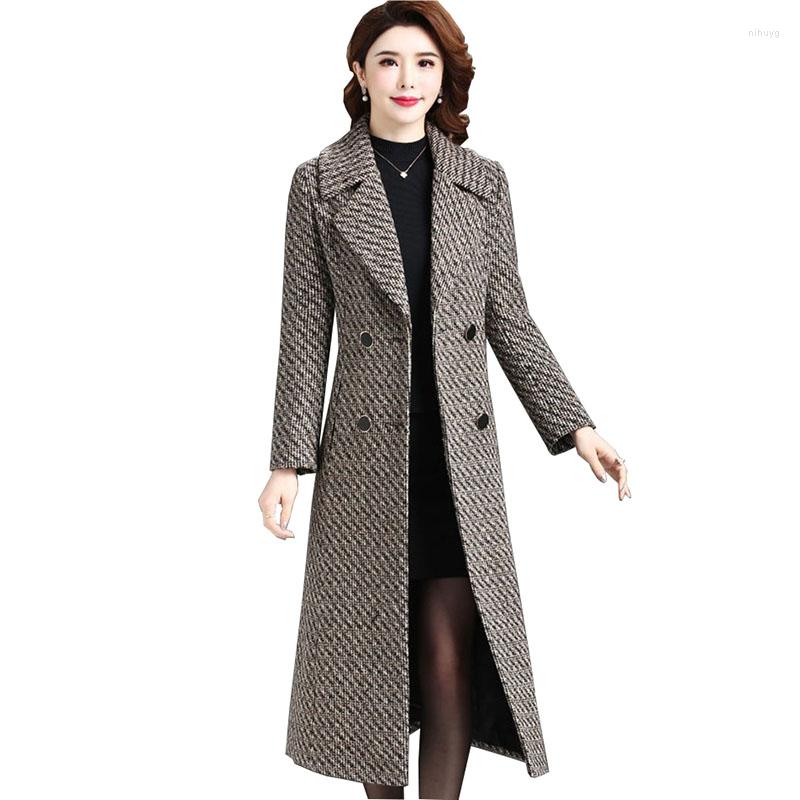 Women's Wool Fashion Extended Woolen Coat Women Autumn Winter Imitation Cashmere Jacket Middle-Aged Female Double-Breasted Outerwear JH35, Picture color
Women's Wool Fashion Extended Woolen Coat Women Autumn Winter Imitation Cashmere Jacket Middle-Aged Female Double-Breasted Outerwear JH35, Picture color