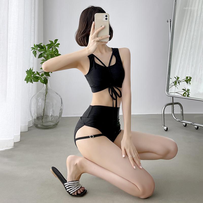 Women' Swimwear Women' 2022 Women High Waist Bikini Swimsuit Girls Sexy Push Up Female Black Hollow Bikinis Korean Style Swim Set
Women' Swimwear Women' 2022 Women High Waist Bikini Swimsuit Girls Sexy Push Up Female Black Hollow Bikinis Korean Style Swim Set