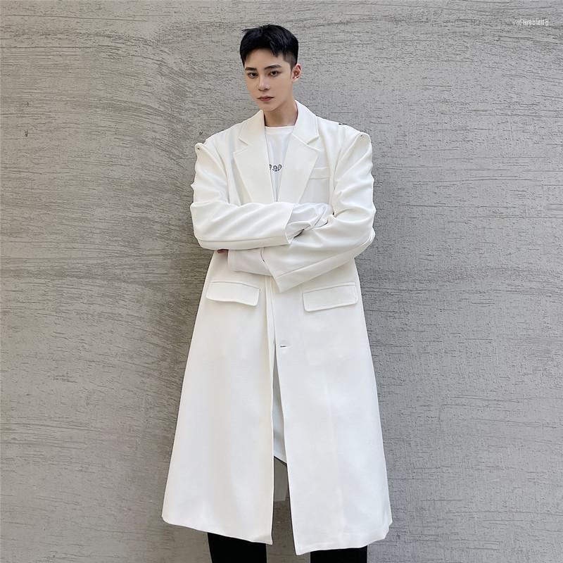 Men's Trench Coats Men's Men's Shoulder Buckle Design Korean Streetwear Fashion Loose Casual 3/4 Length Coat Outerwear Men Long, 6171 black
Men's Trench Coats Men's Men's Shoulder Buckle Design Korean Streetwear Fashion Loose Casual 3/4 Length Coat Outerwear Men Long, 6171 black