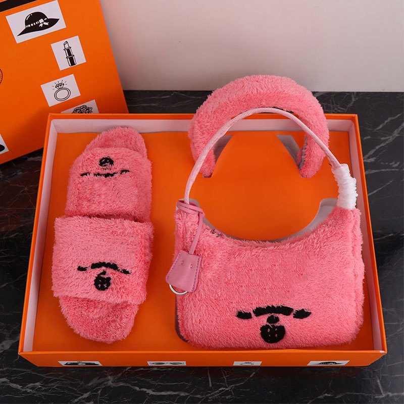 Woolen Cloth Hobo Handbag Armpit Bag Women Clutch Handbags Shoulder Tote Bags Three piece set Fashion Shoes hairpins Fashion Letter Prints
Woolen Cloth Hobo Handbag Armpit Bag Women Clutch Handbags Shoulder Tote Bags Three piece set Fashion Shoes hairpins Fashion Letter Prints