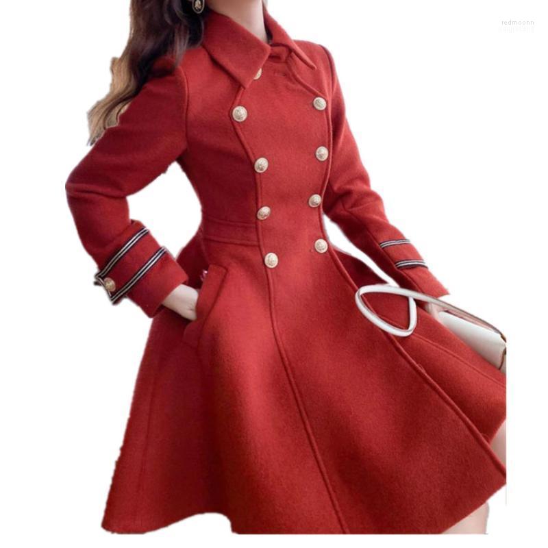 Women' Wool Women' & Blends Arrival Vintage Bow Double Breasted Woolen Coat Women French Style Sailor Medium Lentgh Overcoat, Black
Women' Wool Women' & Blends Arrival Vintage Bow Double Breasted Woolen Coat Women French Style Sailor Medium Lentgh Overcoat, Black