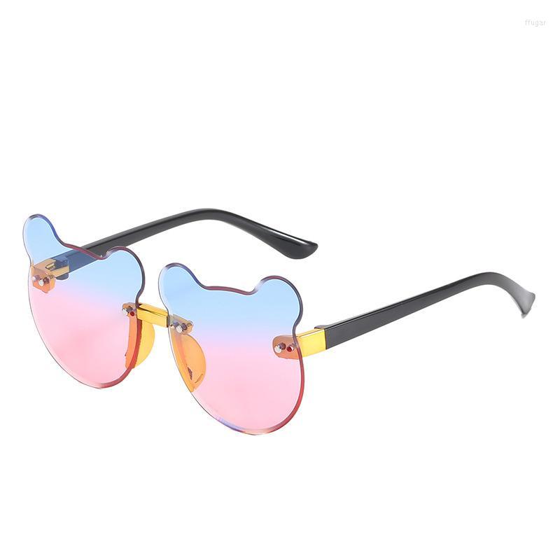 Sunglasses Children Eyewear Colorful Gradient Bear Oculos De Sol Cute Baby Boy Kids Bulk Frameless Girl Glasses Shades UV400Sunglasses
Sunglasses Children Eyewear Colorful Gradient Bear Oculos De Sol Cute Baby Boy Kids Bulk Frameless Girl Glasses Shades UV400Sunglasses