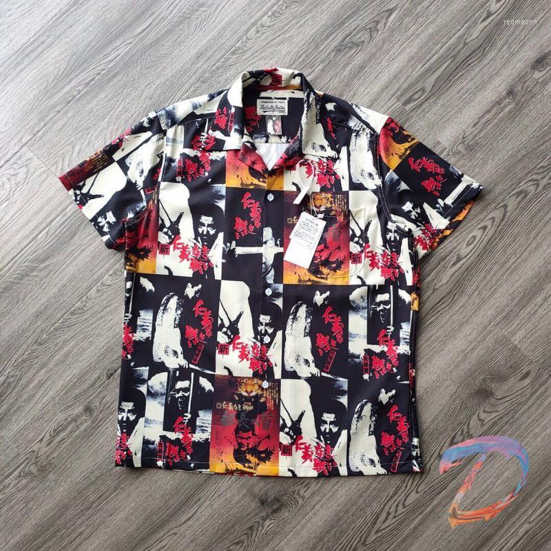 Men' Casual Shirts Men' Summer WACKO MARIA Battle Of No Kindness Hawaiian ShirtMen, W106-1
Men' Casual Shirts Men' Summer WACKO MARIA Battle Of No Kindness Hawaiian ShirtMen, W106-1