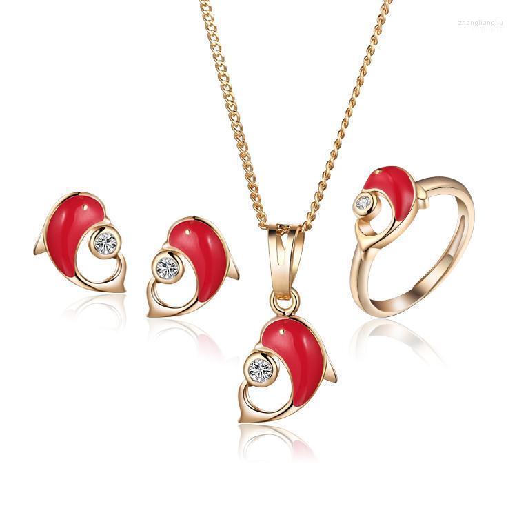 Necklace Earrings Set & Baby Kids Ring Pendant Gold-Color Strawberry Children Jewellery 7S18K-69, Picture shown
Necklace Earrings Set & Baby Kids Ring Pendant Gold-Color Strawberry Children Jewellery 7S18K-69, Picture shown