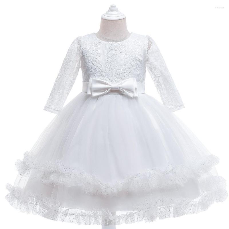 Girl Dresses White Lace Flower Girls Wedding Dress Christmas Princess Long Seeves Ballgown Kids Party Performance 4-10 Years, L5275-skin pink
Girl Dresses White Lace Flower Girls Wedding Dress Christmas Princess Long Seeves Ballgown Kids Party Performance 4-10 Years, L5275-skin pink