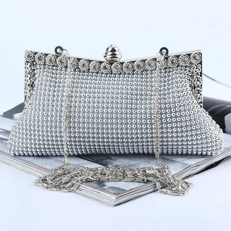 Clutch Bags Evening gold Bag Glitter Bead DESIGN elegant Woman Party bags Vintage Fashion bridal purse Silver Handbags ZB-9 221021
Clutch Bags Evening gold Bag Glitter Bead DESIGN elegant Woman Party bags Vintage Fashion bridal purse Silver Handbags ZB-9 221021