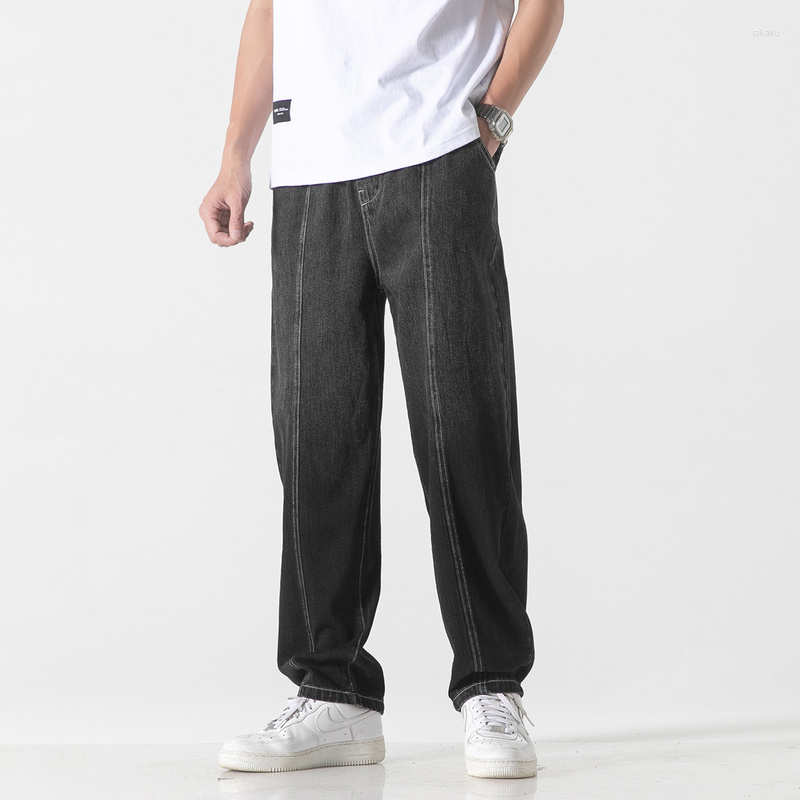 Men's Jeans Plus Size Blue Baggy Elastic Waist 2022 Spring And Summer Arrivals Men's High Street Casual LOOSE Hip Hop, Black
Men's Jeans Plus Size Blue Baggy Elastic Waist 2022 Spring And Summer Arrivals Men's High Street Casual LOOSE Hip Hop, Black