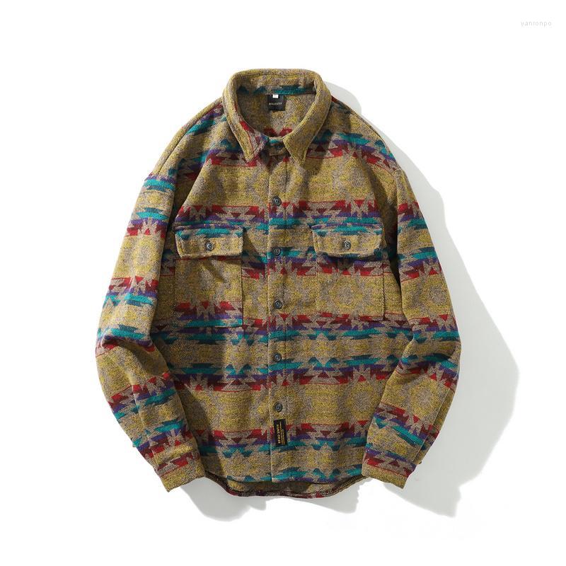 Men's Casual Shirts Men's Winter Autumn Thicken Flannel Woolen Shirt Men Streetwear Vintage Folk-custom Pattern Fashion Long Sleeve Hip, Black
Men's Casual Shirts Men's Winter Autumn Thicken Flannel Woolen Shirt Men Streetwear Vintage Folk-custom Pattern Fashion Long Sleeve Hip, Black