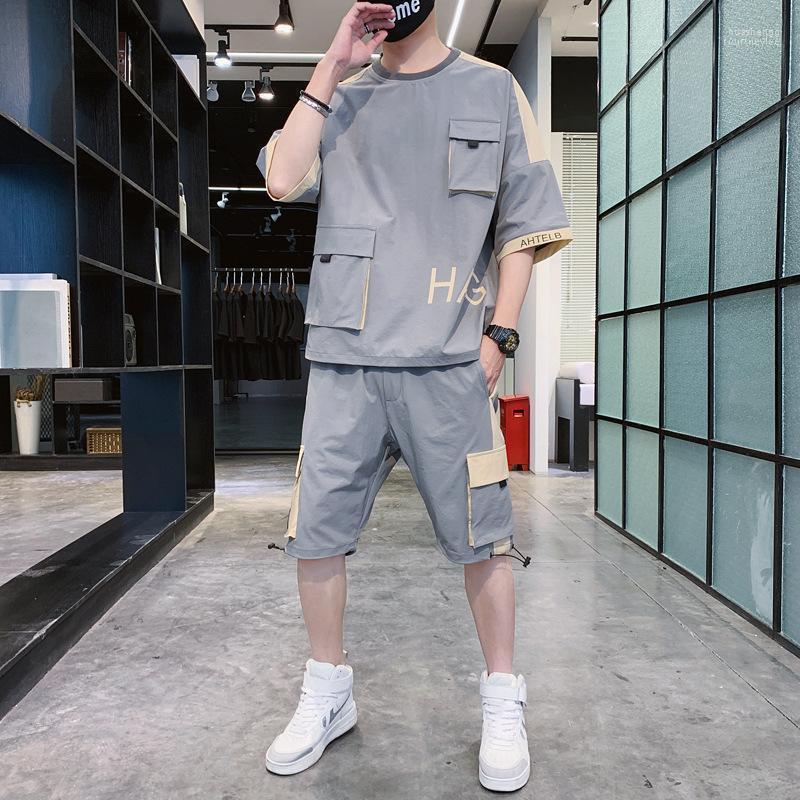 Men's Tracksuits Men's Short Sleeve T-shirt Suit Korean Sports Leisure Loose Plus Fat Size Spring And Summer, C12 green
Men's Tracksuits Men's Short Sleeve T-shirt Suit Korean Sports Leisure Loose Plus Fat Size Spring And Summer, C12 green