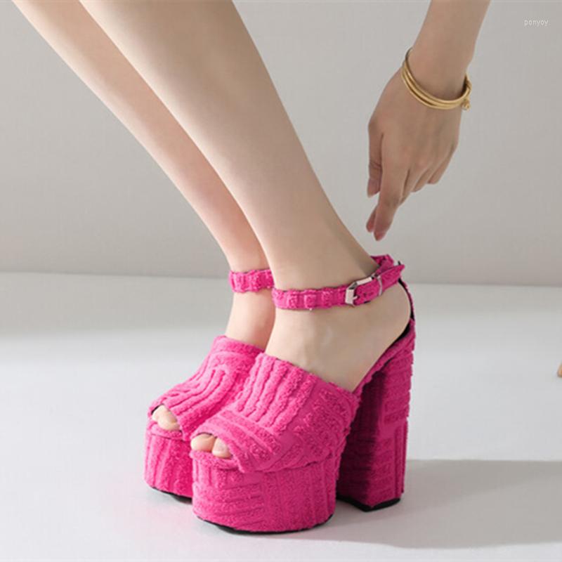 Sandals Lady's High Heel Shoes Sexy Open Toe Ankle Strap Thick Sole Platform Spring Summer Pumps For Women, Green
Sandals Lady's High Heel Shoes Sexy Open Toe Ankle Strap Thick Sole Platform Spring Summer Pumps For Women, Green
