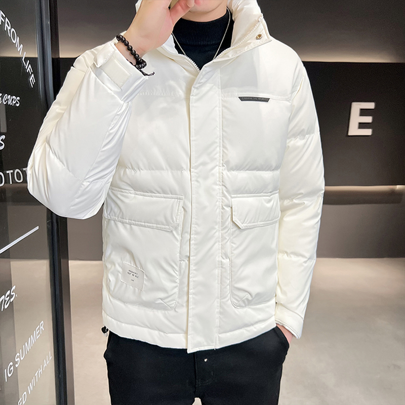 Down Jacket Mens Parkas Slim Stand Collar White Duck Down Coat Korean Fashion Simple Young Male Simple Solid Color Down-filled Coat Clothing L-4XL, Black
Down Jacket Mens Parkas Slim Stand Collar White Duck Down Coat Korean Fashion Simple Young Male Simple Solid Color Down-filled Coat Clothing L-4XL, Black