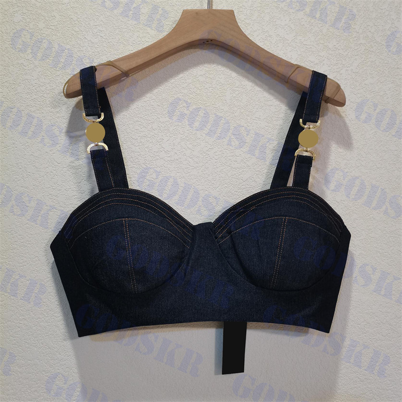 Designer Underwear Denim Tanks Tops High End Sexy Womens Bra Metal Logo Ladies Camis Top, Please contact me real pic
Designer Underwear Denim Tanks Tops High End Sexy Womens Bra Metal Logo Ladies Camis Top, Please contact me real pic