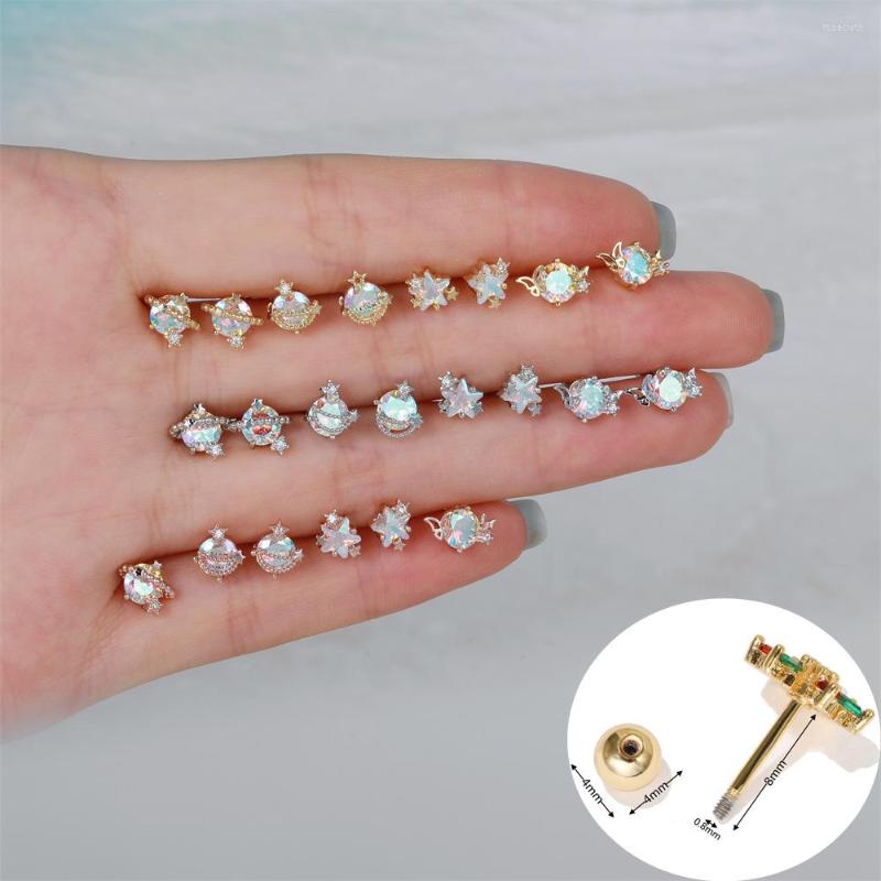 Stud Earrings 1Piece Korean Fashion Stainless Steel Piercing Shining Star Zircon Ear For Women Trend Jewelry 2022
Stud Earrings 1Piece Korean Fashion Stainless Steel Piercing Shining Star Zircon Ear For Women Trend Jewelry 2022
