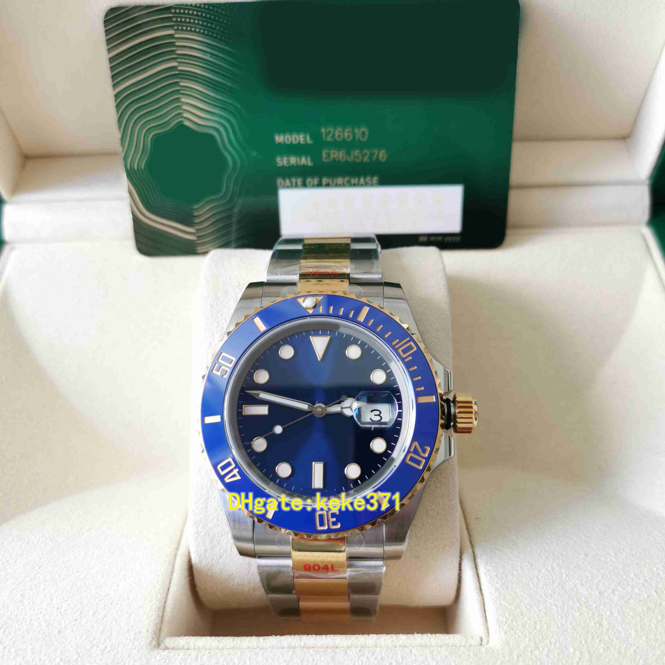 Super Quality Watch EWF Maker Mens Watches 41mm 126613LB 126613 Yellow Gold & Steel Two tones Sapphire Glass 3235 Movement Automatic mechanical men Wristwatches, Buy box
Super Quality Watch EWF Maker Mens Watches 41mm 126613LB 126613 Yellow Gold & Steel Two tones Sapphire Glass 3235 Movement Automatic mechanical men Wristwatches, Buy box