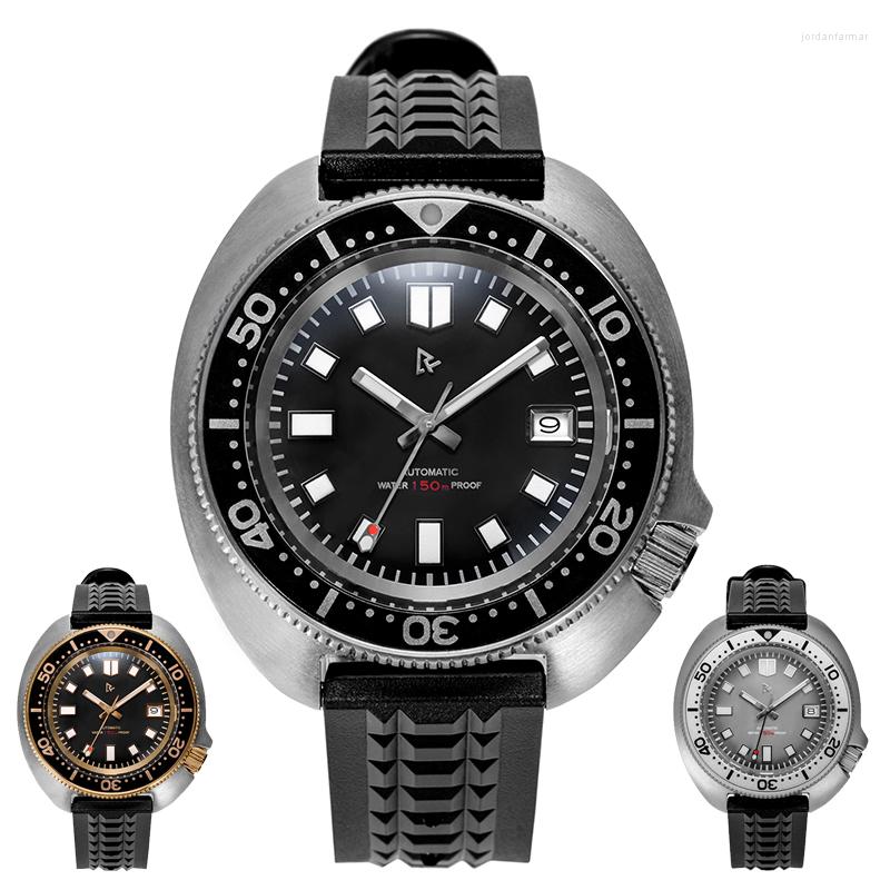 Wristwatches RDUNAE 46mm Captain Willard Classic Vintage Diver's Automatic Mechanical 150M Water Resistant Luminous Sapphire Men's, Gold
Wristwatches RDUNAE 46mm Captain Willard Classic Vintage Diver's Automatic Mechanical 150M Water Resistant Luminous Sapphire Men's, Gold