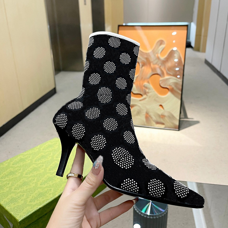 Women Black and White Knit Ankle Boots Square Toe Boot Designer Mid-heel Boots Heels Fashion Booties Slip-on Martin Fluorescent Fuchsia Yellow Knits
Women Black and White Knit Ankle Boots Square Toe Boot Designer Mid-heel Boots Heels Fashion Booties Slip-on Martin Fluorescent Fuchsia Yellow Knits