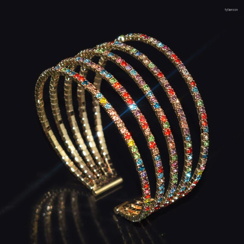 Bangle 2022 Simple Fashion Adjustable Crystal Cuff Opening Bracelet For Women Jewelry Gift Girl Rhinestones Mujer Pulseras
Bangle 2022 Simple Fashion Adjustable Crystal Cuff Opening Bracelet For Women Jewelry Gift Girl Rhinestones Mujer Pulseras