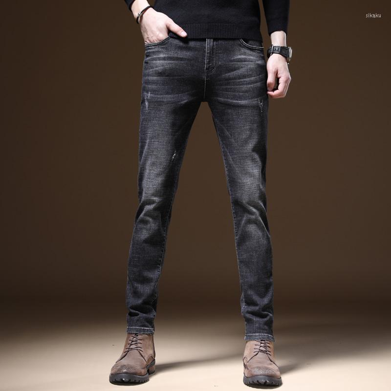 Men's Jeans 2022 Spring And Autumn High Quality Cotton Denim Stretch Men's Brand Business Straight Casual Trousers, Gray black
Men's Jeans 2022 Spring And Autumn High Quality Cotton Denim Stretch Men's Brand Business Straight Casual Trousers, Gray black