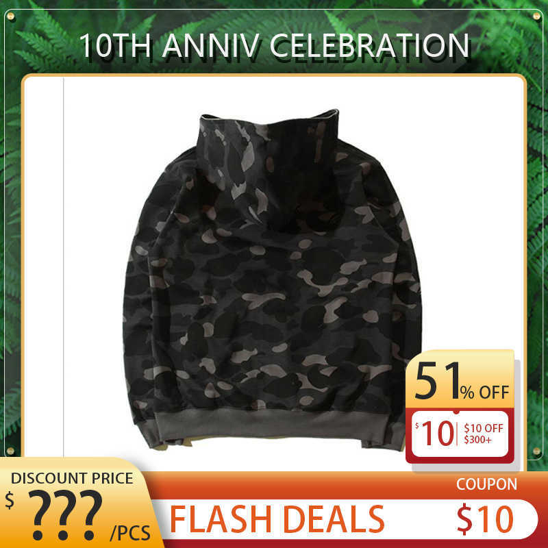 Men's Hoodies Sweatshirts Mens Hoodie Designer Sweatshirt Full Zip Up Hoodie for Man Woman Black Shark Camouflage Fashion Hip Hop Long Sleeve M-XXL, Customize
Men's Hoodies Sweatshirts Mens Hoodie Designer Sweatshirt Full Zip Up Hoodie for Man Woman Black Shark Camouflage Fashion Hip Hop Long Sleeve M-XXL, Customize