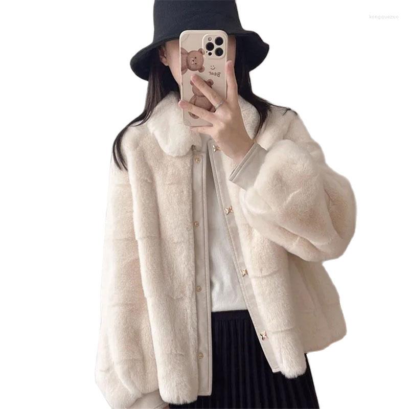 Women's Fur 2022Autumn Winter Faux Jacket Women's Parkas Korean Loose Warm Coat Outwear Female Short Fake Jackets Ladies Top, Black
Women's Fur 2022Autumn Winter Faux Jacket Women's Parkas Korean Loose Warm Coat Outwear Female Short Fake Jackets Ladies Top, Black
