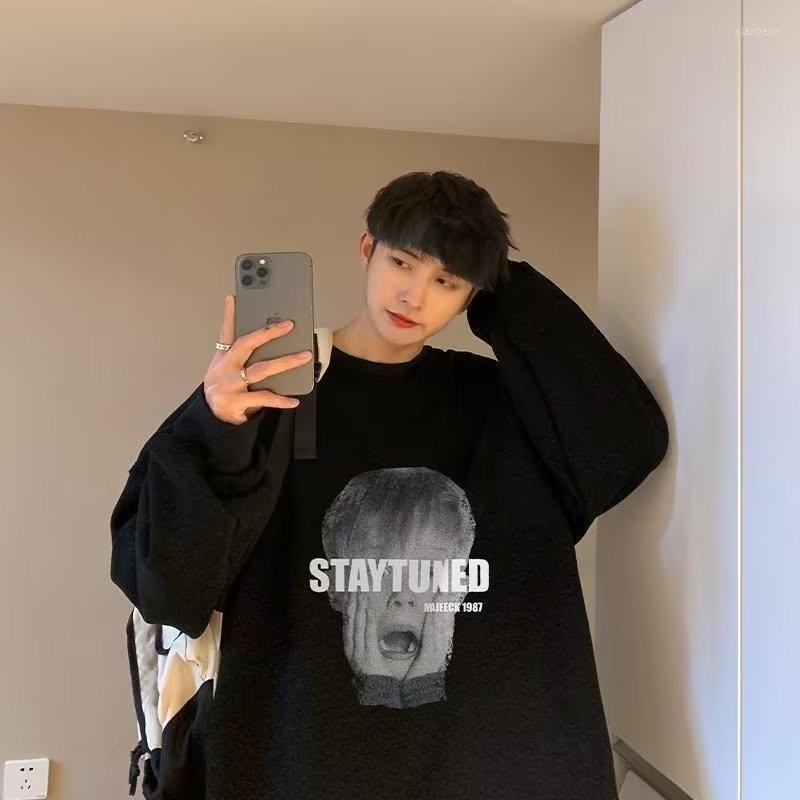 Men's Hoodies 2022 Autumn Fashion Mens O-Neck Sweatshirts Round Collar Sweater Men's Style High Street Harajuku Hoodless Coat, Black
Men's Hoodies 2022 Autumn Fashion Mens O-Neck Sweatshirts Round Collar Sweater Men's Style High Street Harajuku Hoodless Coat, Black