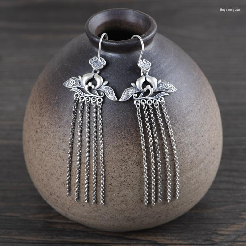 Dangle Earrings FNJ 925 Silver Lucky Tassel For Women Jewelry S925 Sterling Drop Earring Natural
Dangle Earrings FNJ 925 Silver Lucky Tassel For Women Jewelry S925 Sterling Drop Earring Natural